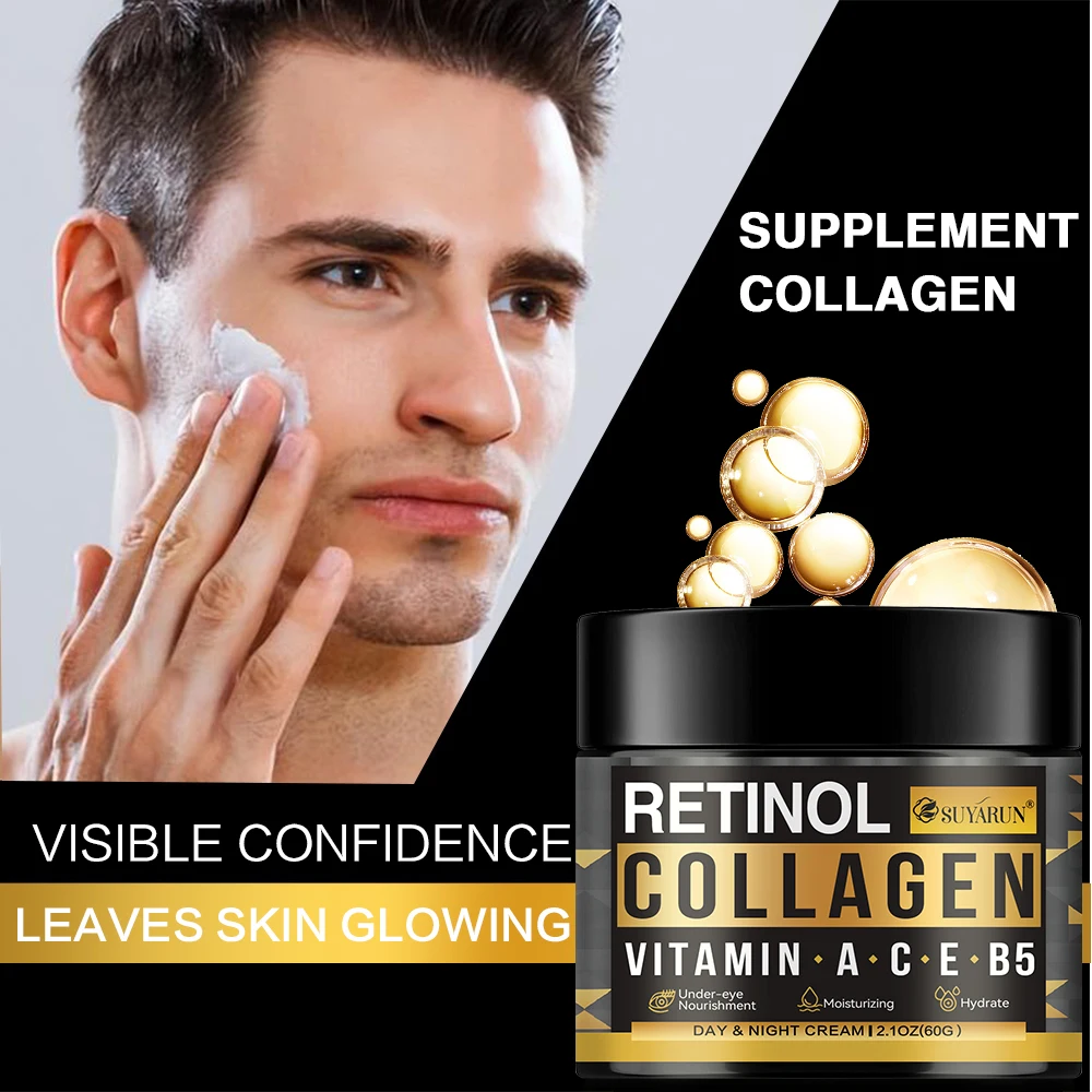 SUYARUN Retinol Moisturizing Cream, Rich in Aloe Vera Leaf and Tocopherol Raw Materials, Universal Skin Care for Men. image 3