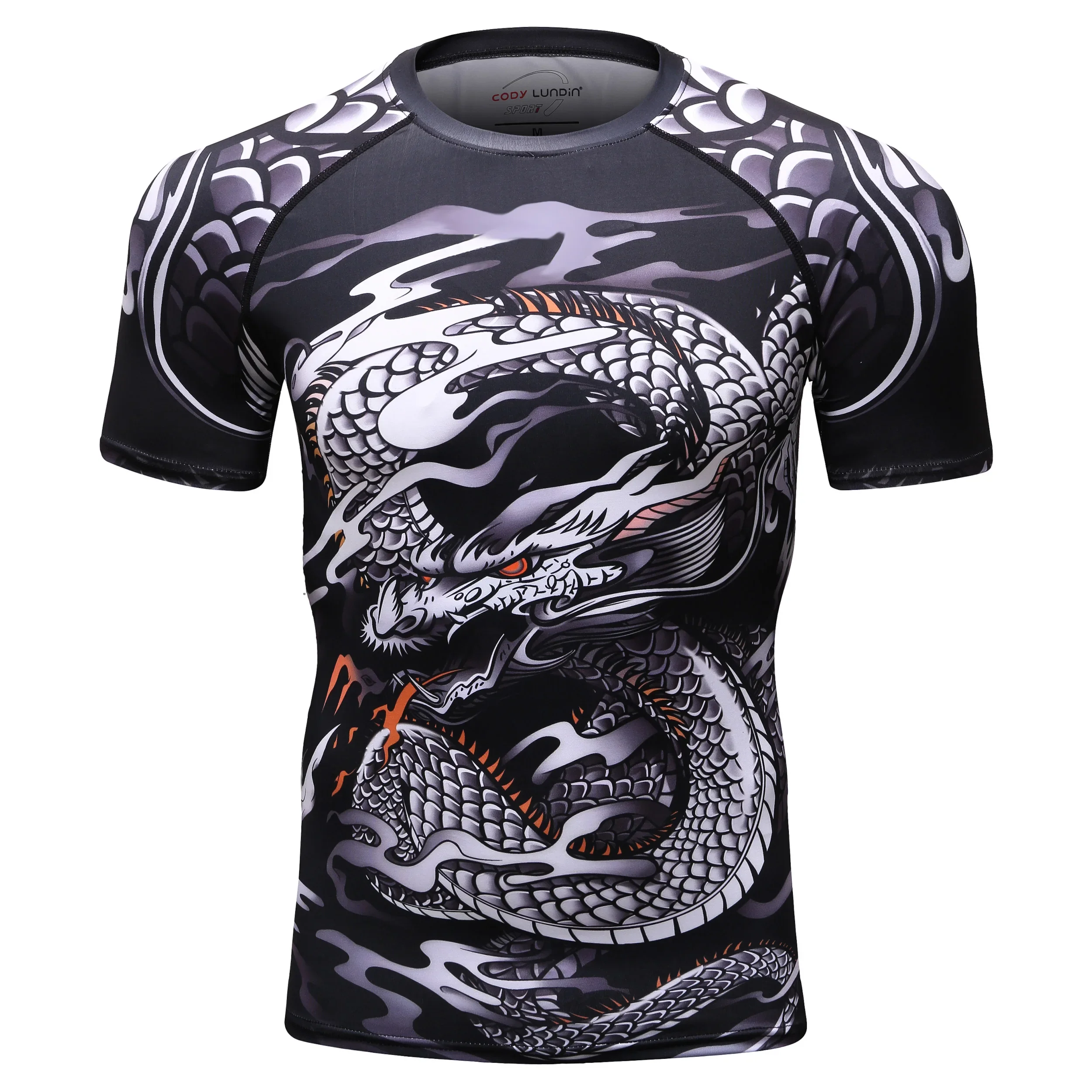 

Tight Swimwear Summer Beach Fitness Men GYM Tops Popular Hot Anime Surf Clothing BJJ MMA Men Cartoon Rash Guard Diving T-Shirt
