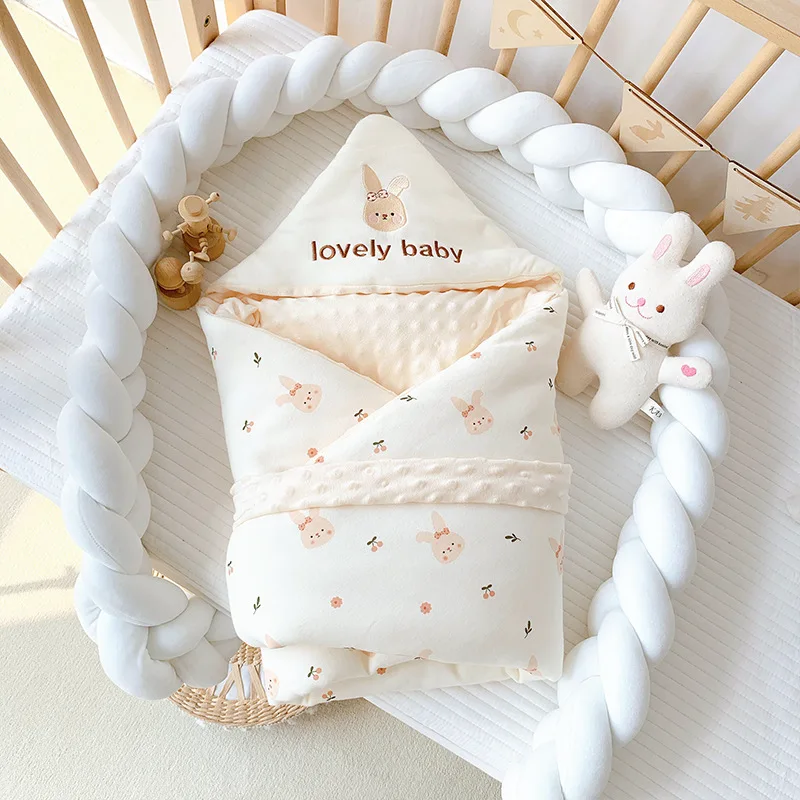 Soft Newborn Winter Warm Baby Wrap Blankets Baby Sleeping Bag Envelope For Newborn Sleepsack Cotton thicken Cocoon for baby