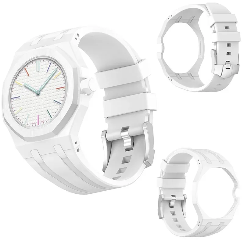 High Quality Case+Silicone Strap for Swatch X AP 1 PC Hot  Royal Change To Integrated Watch Modification Pop Pocket  Accessories