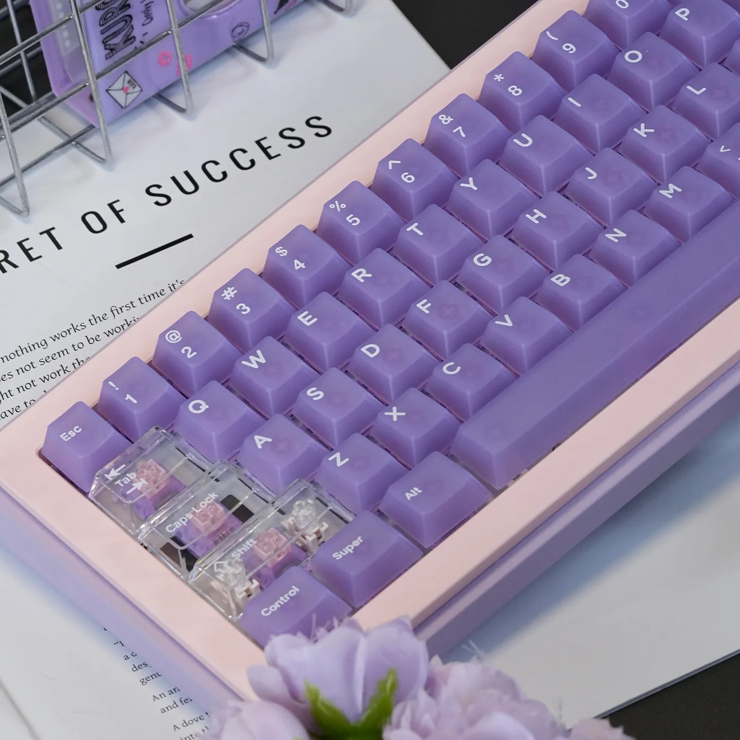 Frosted Translucent Keycap PC Material Cherry Profile 132 Keys for 61 75 87 98 Key MX Switch Mechanical Keyboard Small Full Set