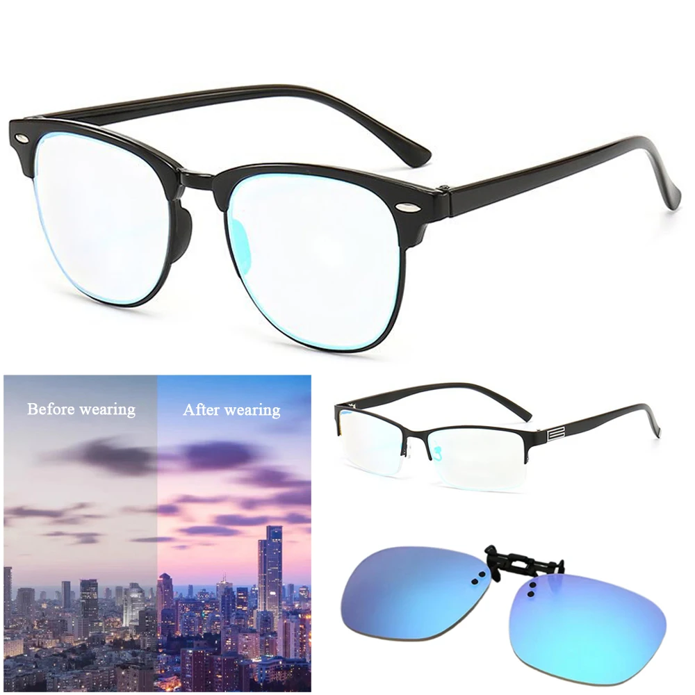 Universal Red Green Color-blindness Daltonism Glasses Woman Men Color Blindness Corrective Weakness Spectacles Driver Glasses