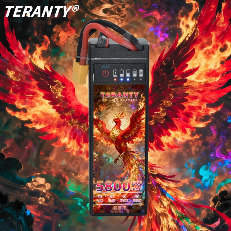 

Аккумулятор TERANTY 3S LiPo: 11.1В/11.4В, 100C/130C, 5400/5800мАч, разъем XT60 T-plug, светодиодный индикатор. Для радиоуправляемых машин, грузовиков и запчастей для FPV-гонок