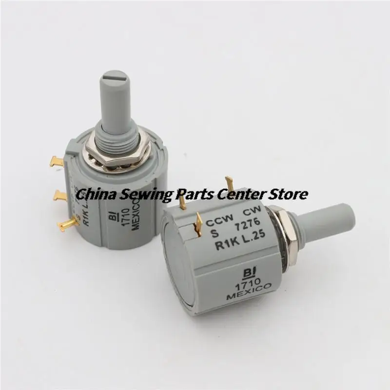 Potentiometer Switch CCW CW S 7276 R1K L.25 BI 1710 Color Change Positioner Mexico Computer Embroidery Machine Parts Wholesale