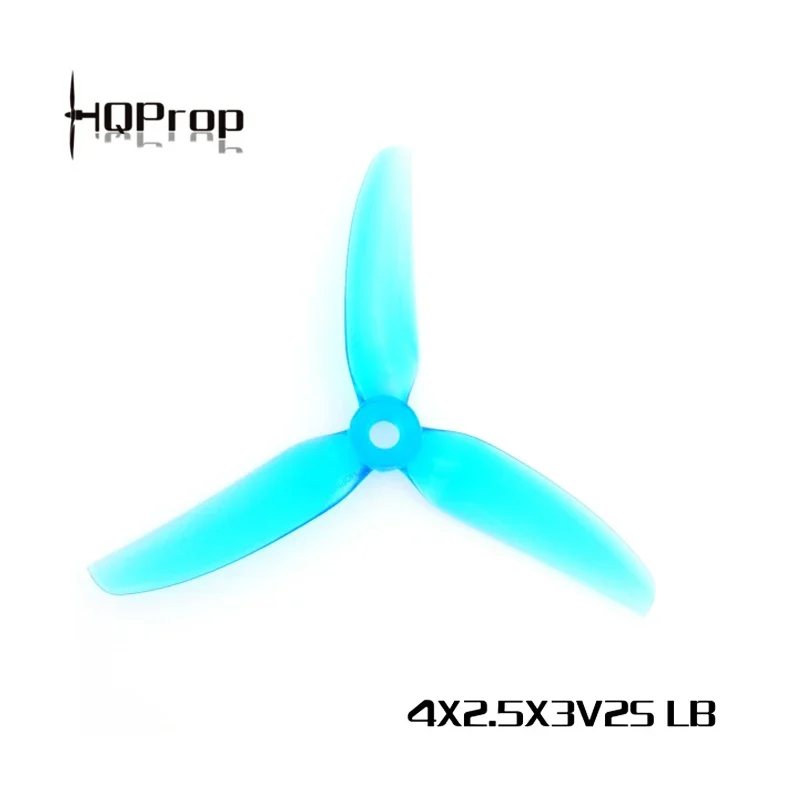 10Pairs(10CW+10CCW) HQPROP 4X2.5X3V2S 4025 3-Blade Propeller (Random Color)