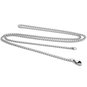 Stainless steel necklace for men and women, titanium, Cuban jewelry 8 Main Men's Chain Sales - №2
