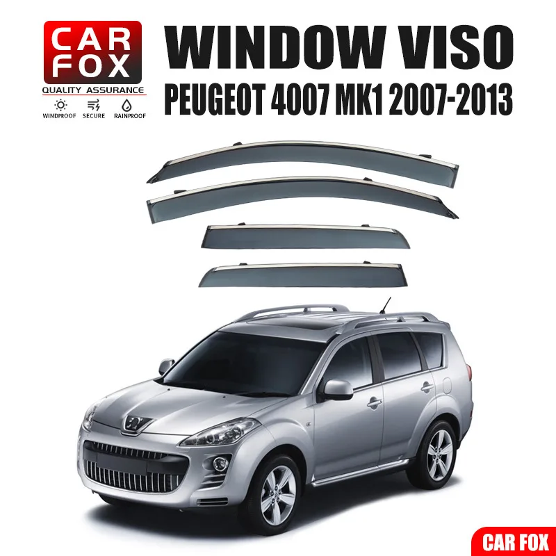 

Для PEUGEOT 4007 2007-2013: Дефлекторы окон, козырьки от дождя и солнца, аксессуары для авто
