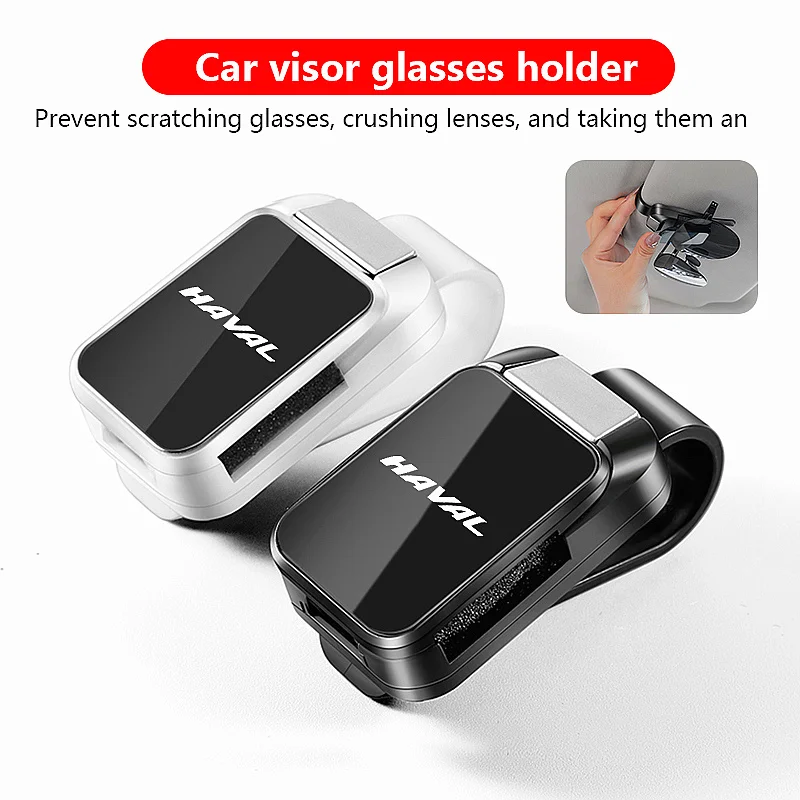 Haval H6 M6 Plus Jolion Dedicated One‑Hand Press Sun‑Visor Multi‑Purpose Sunglasses Ticket Storage Organizer Clip