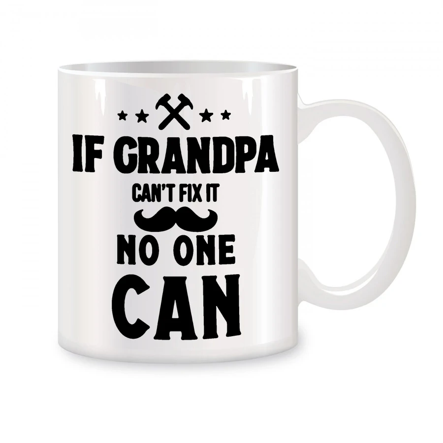 Grandpa Coffee Mugs For Men, Grandpa Gifts, Gifts For Grandpa From Grandchildren Birthday Coffee Ceramic Tea Cups White 11 oz