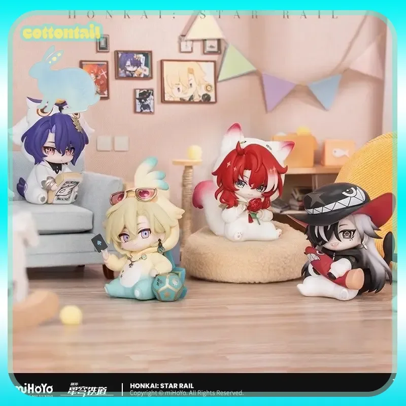 

Оригинальная серия Mihoyo/Honkai: Star Rail для мальчиков в общежитии, слепая коробка в стиле чиби, милые периферийные украшения в стиле аниме, коллекция подарков