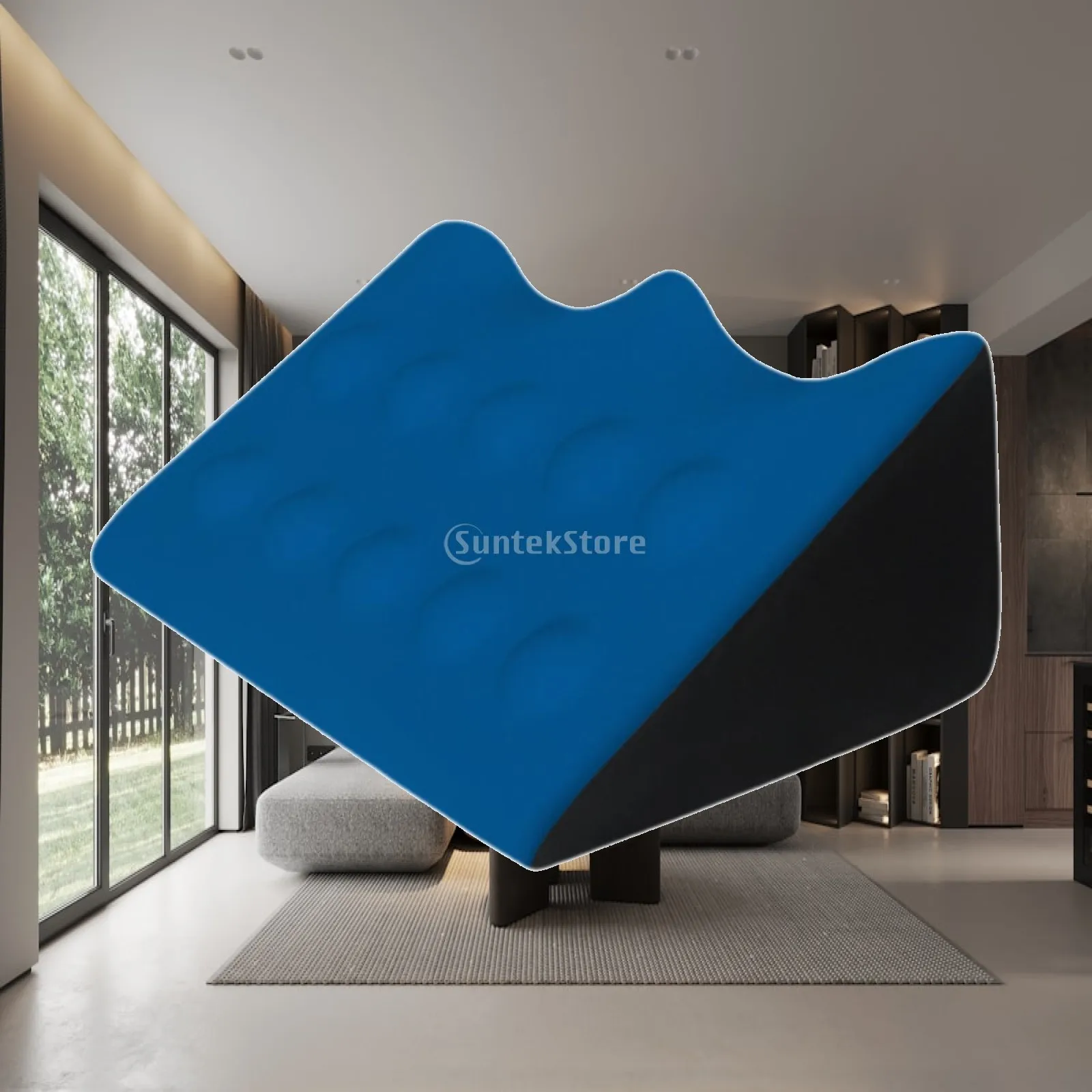 Leg Elevation Pillow Memory Foam Incline Cushion for Feet Knees Post Surgery Recovery Bedroom Living Room