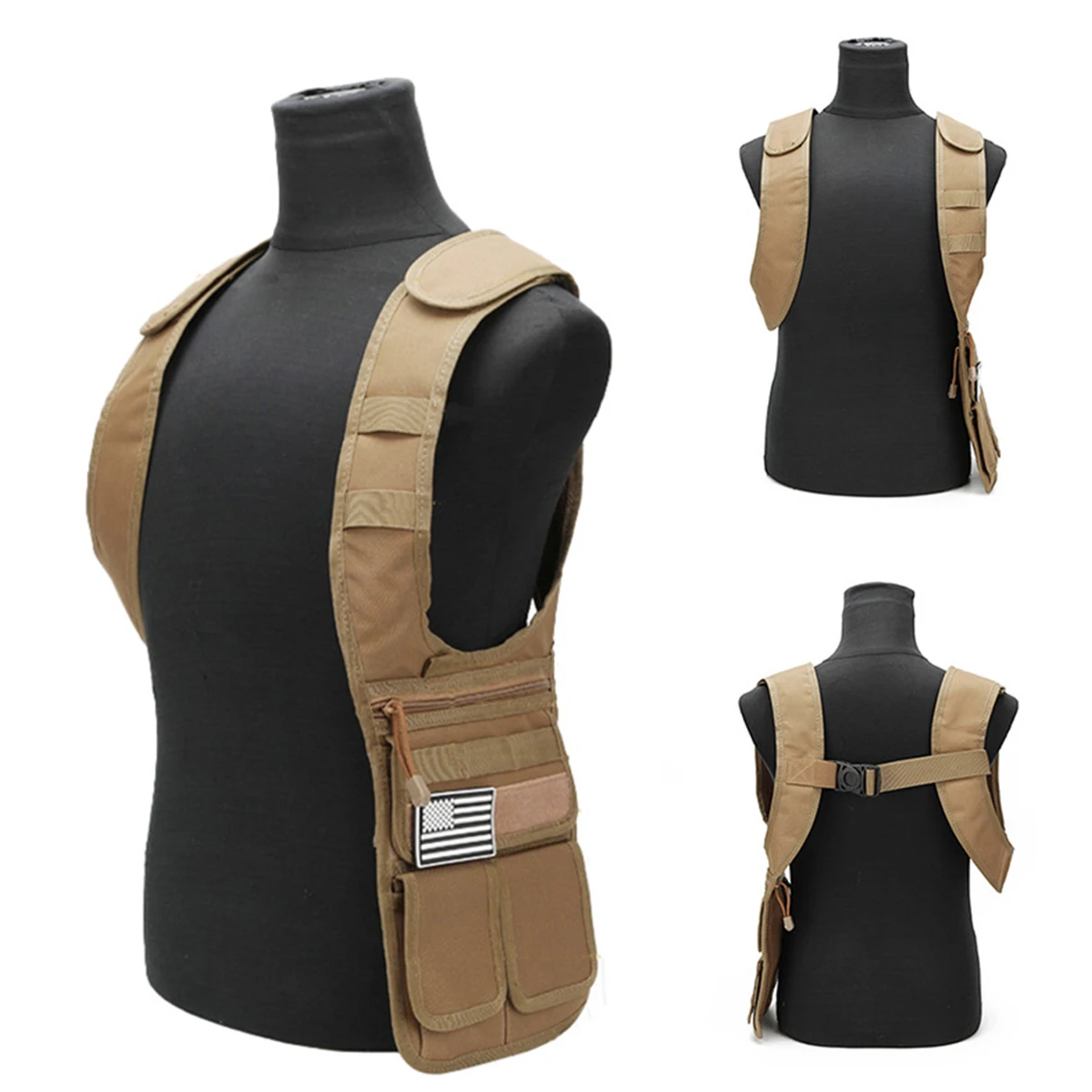 

Tactical Hunting Vest Lightweight Breathable Special Service Training Uniform Security Protective Clothing Military Fan Clothing