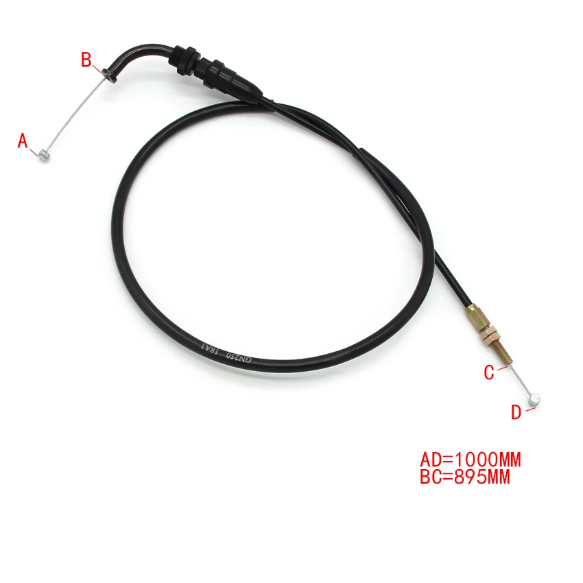Motorrad-Gaszug für Suzuki GN250 GN250E TS250 ER GSX400 E GS450E GS500E GS550E GS550L GS550M GSX550 EF ES – Detail 3