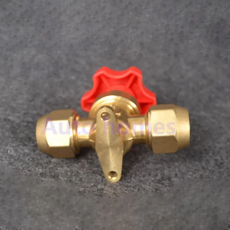 Diaphragm Valve Manual Valve Hand Air Conditioning Refrigeration Screw Welding Tube Through Valve Fittings