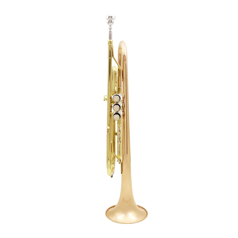 Wholesale Phosphor Bronze Professional Musical Brasswind Instrument B flat trumpet high quality