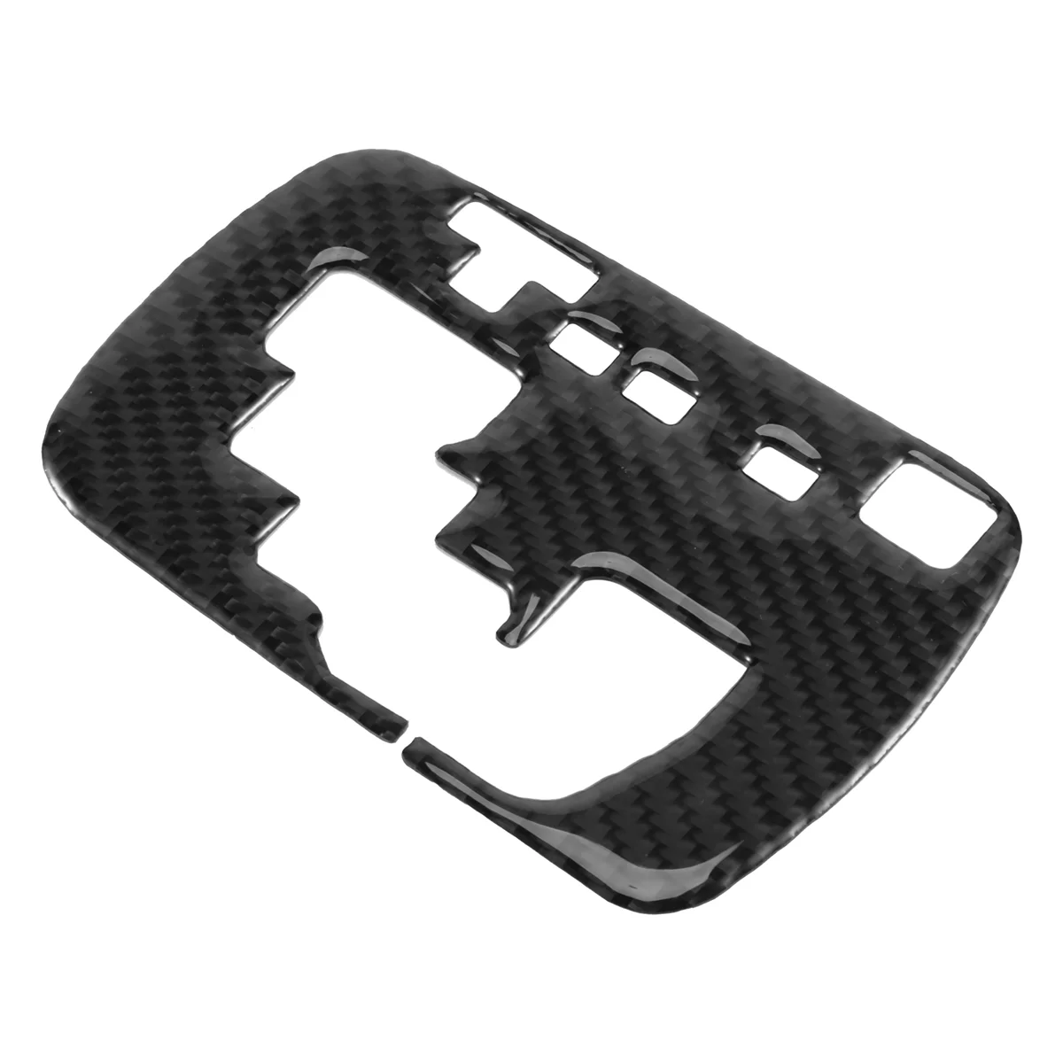 AT77 สําหรับ Toyota HILUX 2015-2021 คาร์บอนไฟเบอร์เกียร์รถเกียร์ SHIFT PANEL จัดแต่งทรงผมรถภายในรถ