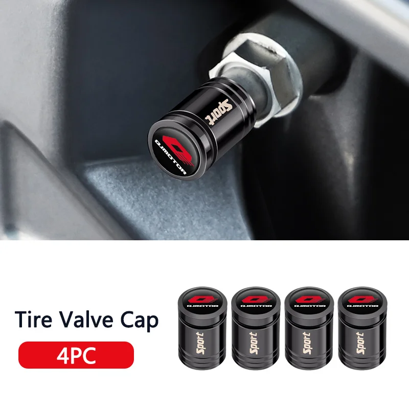 

4PC Alloy Metal Motorcycle Wheel Tyre Stem Cap Dustproof Cover for Qjmotor SVT 650 X 650X SRT 550x 700 X SRT550x SVT650X SRT700X