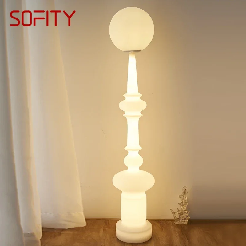 

SOFITY Contemporary Floor Lamp Luxury Art Bedroom Living Room Beside The Sofa LED Villa Hotel Decorative Standing Light