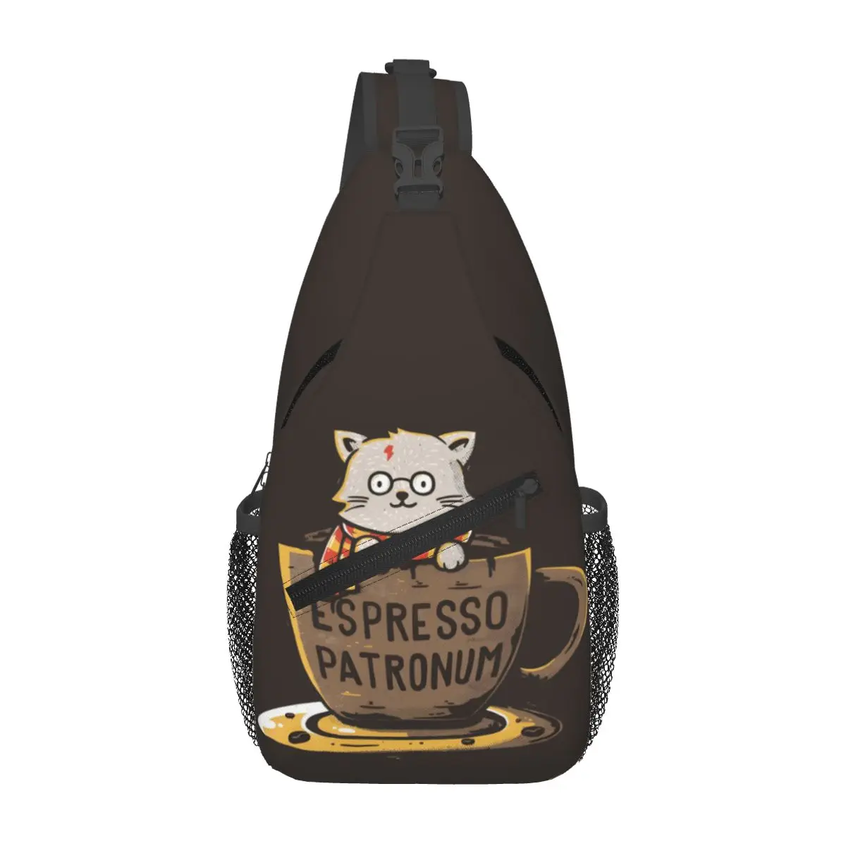 

Custom H-Harried Shoulder Backpack Women Men Casual Shoulder Chest Bags for For Traveling Hiking Magic School Sling Bag