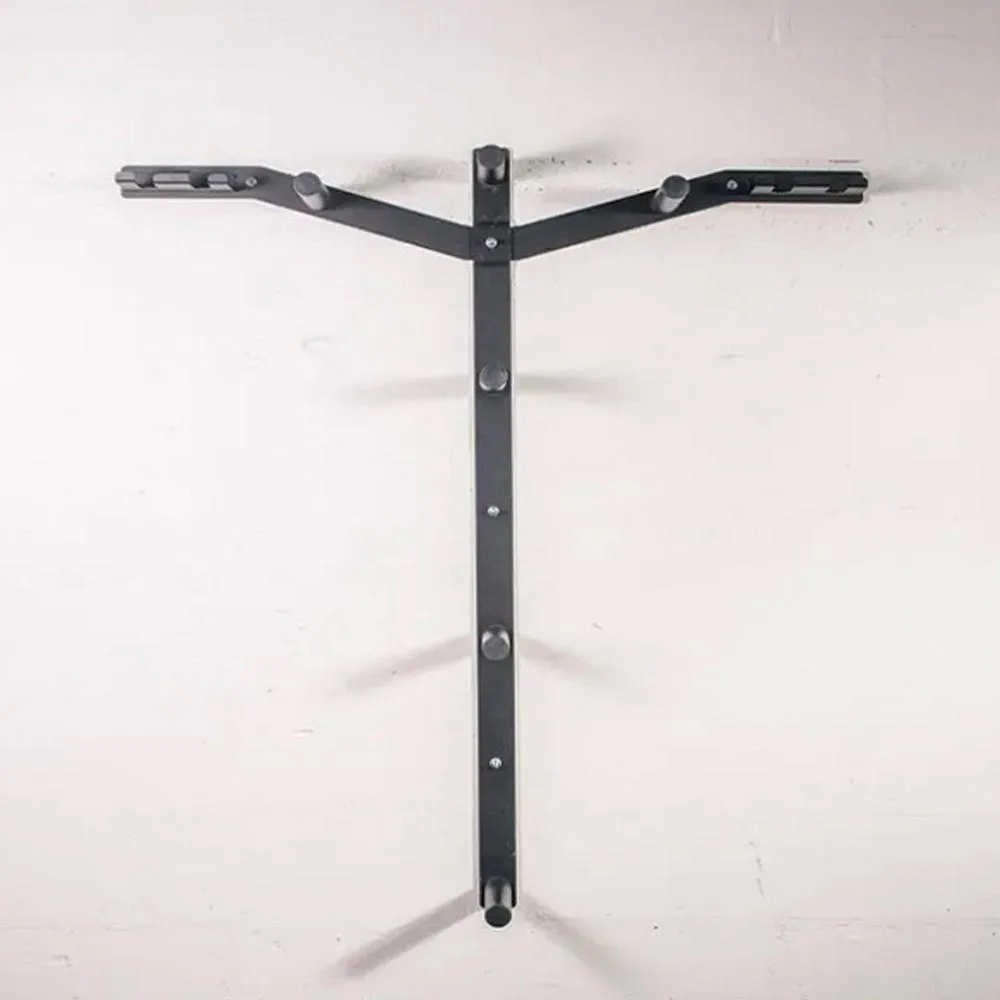 

Wall-Mounted Metal Storage Rack Bumper Plate & Barbell Bar Holder