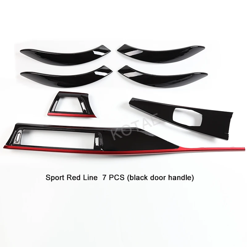 Glanzend Zwart Interieur Dashboard Vervanging Versieringen voor BMW 3 4 serie 3GT F30 F31 F32 F34 F36 F80 Touring Accessoires onderdelen