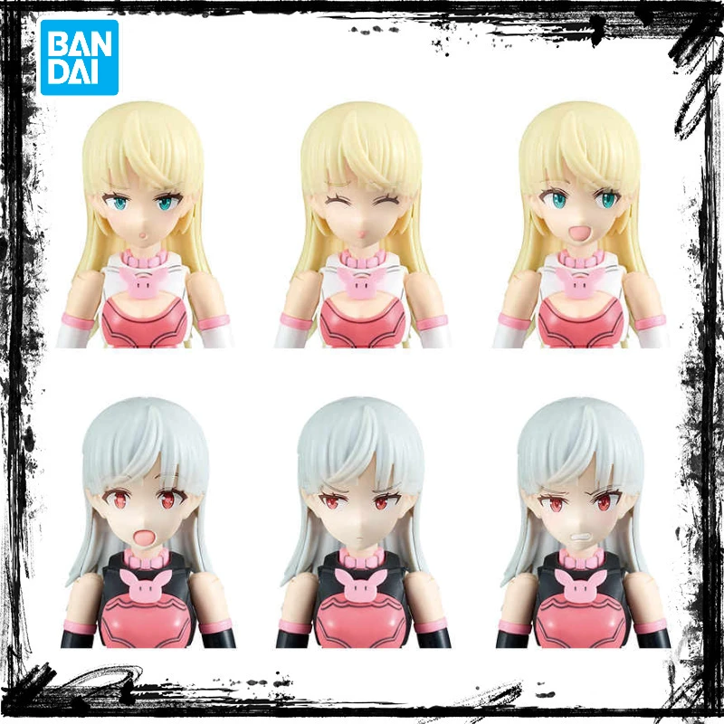 

In Stock Bandai 30MS Option Face Parts Facial Expression Set7 Set8 Assembly Model Animation Action Figure Toy Gift Collection