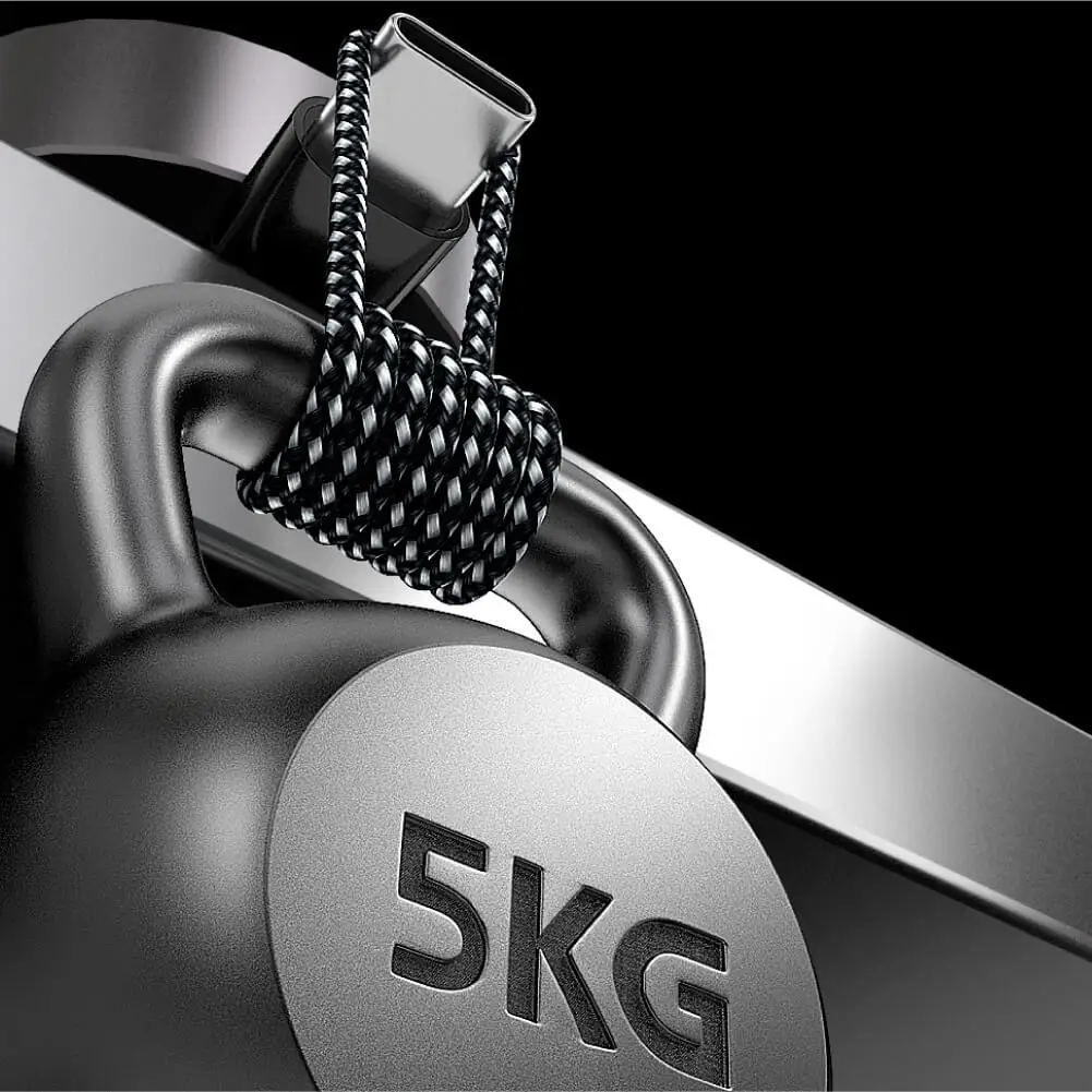 Type C Cable Mobile Phone Fast Charging USB For Samsung S20 Huawei Mate 40 Xiaomi 10 Nylon Braided Data Cord - náhled 5