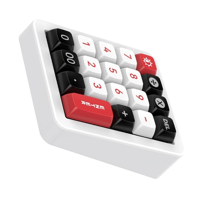 Swappable Mechanical Game Keyboard, Iluminação Personalizável, Numpad para Gamers, Programadores, eSports, Hot, RGB, K812, 1Pc