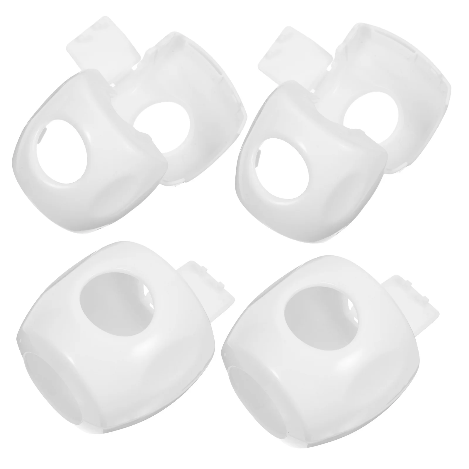 

4Pcs Baby Proof Door Knob Covers Child Safety Lock Protect Toddlers Prevent Injuries Easy Install Durable Door Knob Child Proof