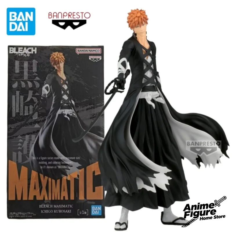 

100% оригинал в наличии Bandai BLEACH MAXIMATIC Kurosaki Ichigo аниме персонаж игрушка модель настольные украшения коллекция подарки
