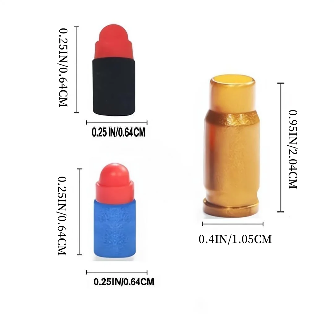 100 PCS Soft Darts Bullet +32 Shells, bezpieczne i nietoksyczne amunicje do pocisków z miękkiej pianki do pistoletów Colt i Glock, do strzelanek
