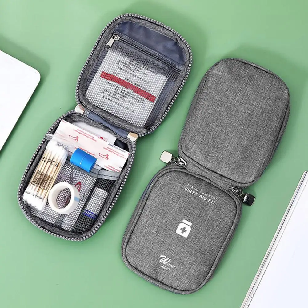 Travel Essential First Aid Kit Bag Large Capacity Portable Medicine Storage Organizer Waterproof Medical Emergency Kit For Outdo