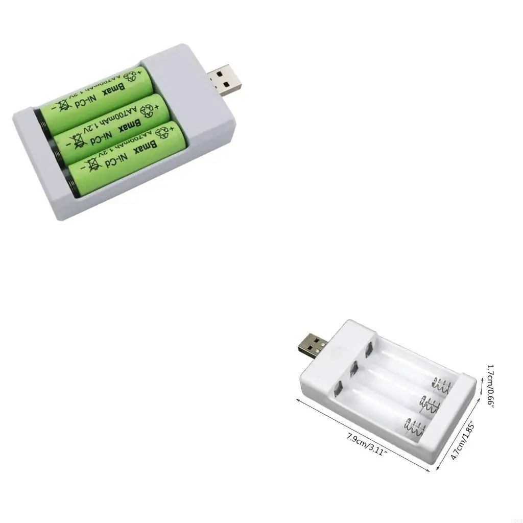 1.2V 3 Slots AA/AAA High Quality Universal Rechargeable Battery