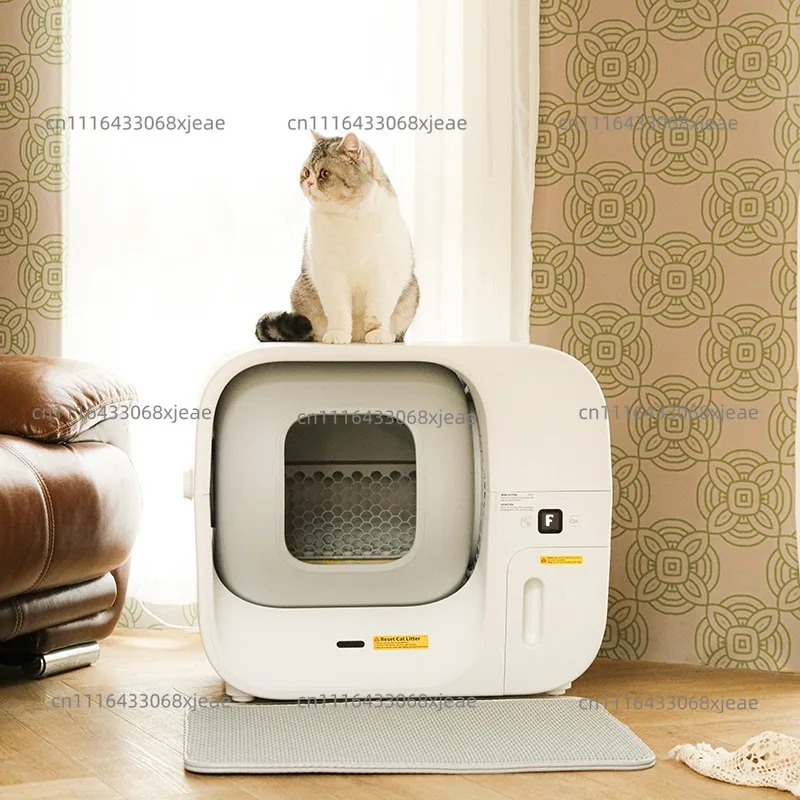 Smart Cat Litter Box Anti-splash Automatic Packaging Cat Toilet Intelligent Automatic Cleaning