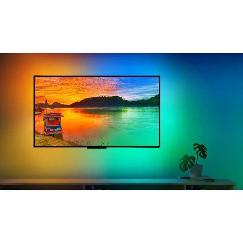 Lytmi 10-120Inch PC Gaming 2.0 Work Alexa Google Assistant App Control NEO Sync Box With LED TV Backlight