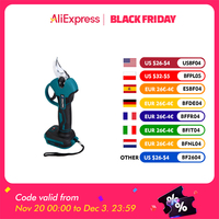 Drillpro 18V Electric Pruner Brushless Motor High Carbon Steel Blades 50mm Cutting Diameter Cordless Pruning Shears for Garden