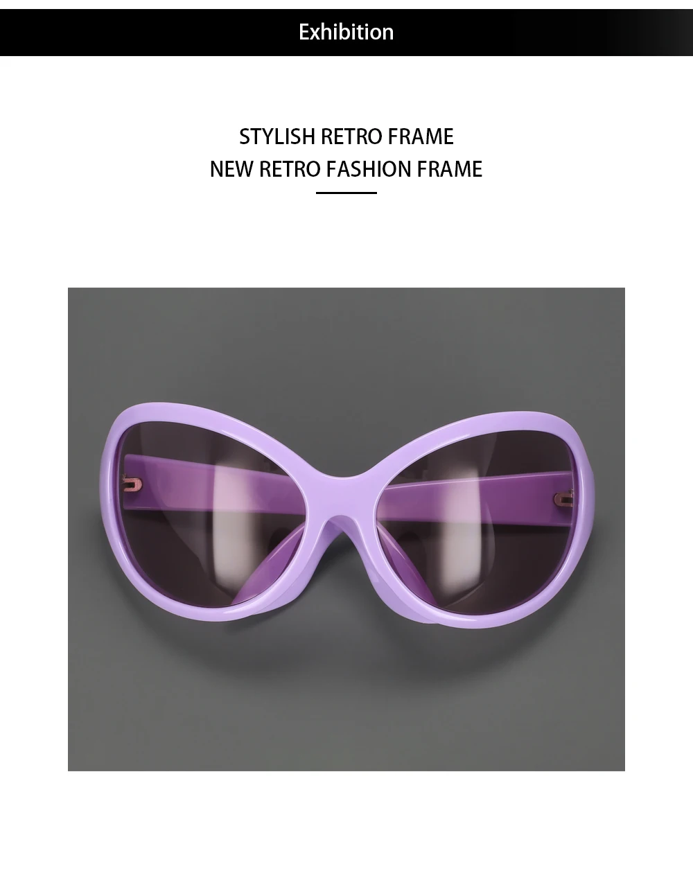 55806 Übergroße Luxus-Herren-Sonnenbrille, die Sonnenbrille für Männer und Frauen fahren, Markendesigner, männlich, Vintage, schwarz, ovale Sonnenbrille – Detail 6