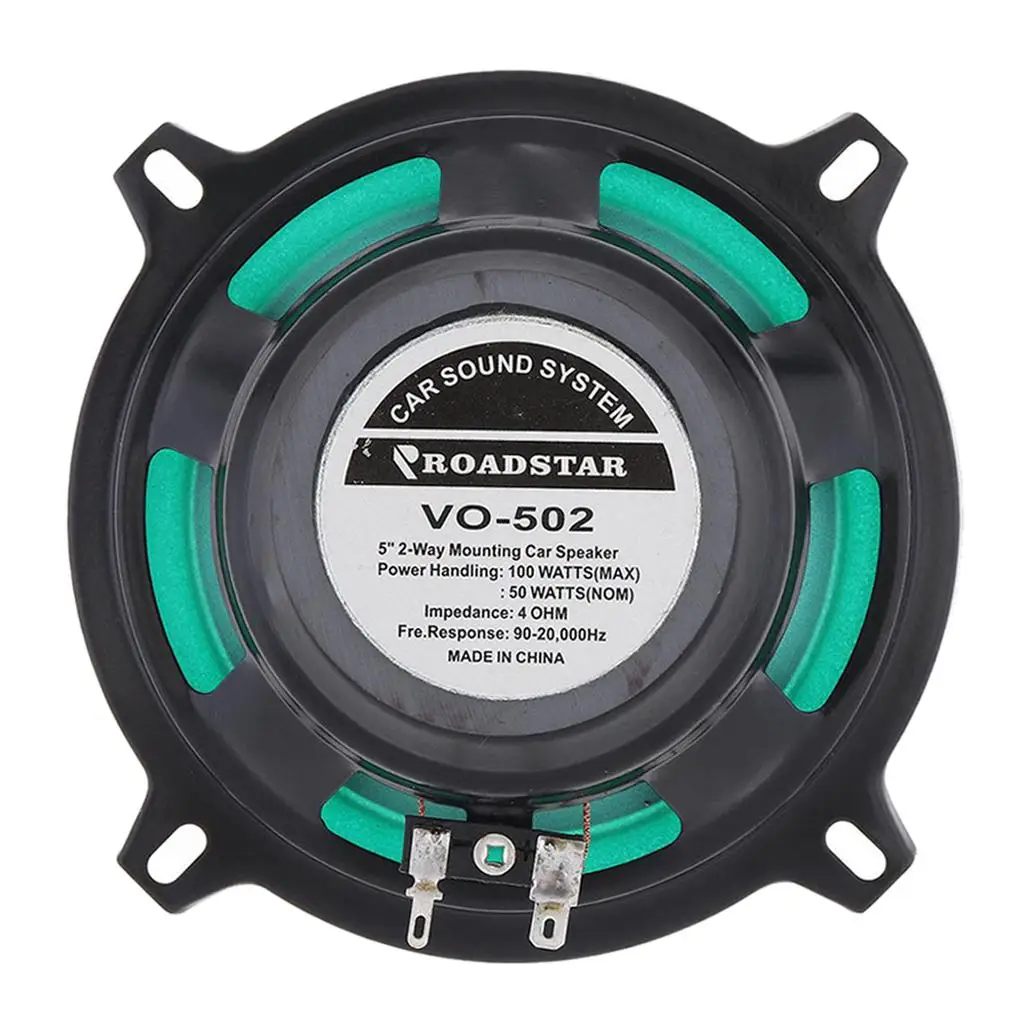 

5-дюймовый 2-полосный автомобильный широкополосный динамик, коаксиальный динамик Hi-Fi для автомобиля, динамик для двери автомобиля, автомобильная аудиосистема, музыкальный стереодинамик VO-502