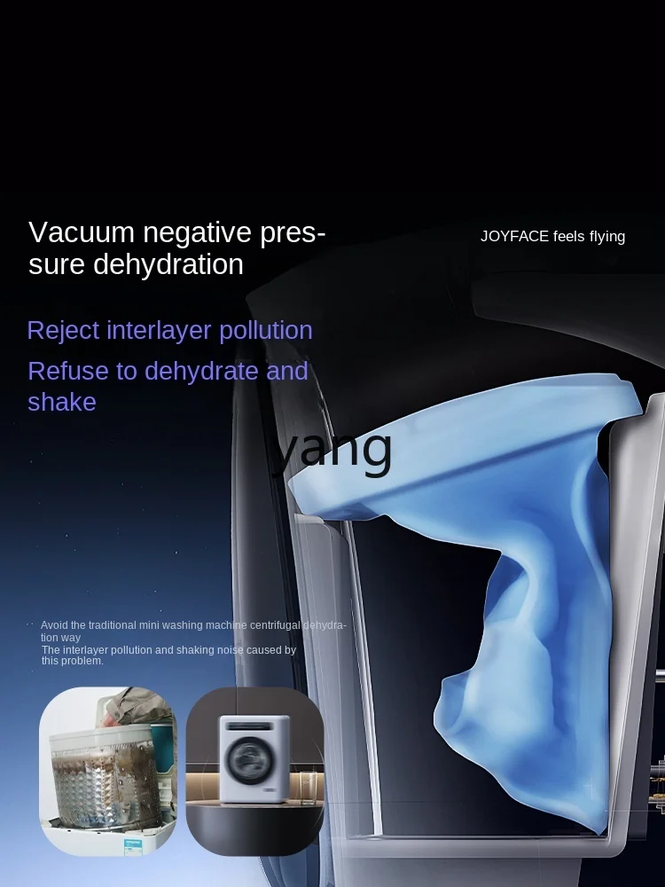 Máquina de Lavar Roupa Íntima LMM Mini, Pequena, com Dois Cestos, Lavagem e Secagem Integradas