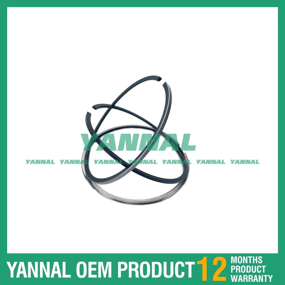 4 Set Piston Ring For Yanmar 4TNV86 Engine Parts (fit one engine)