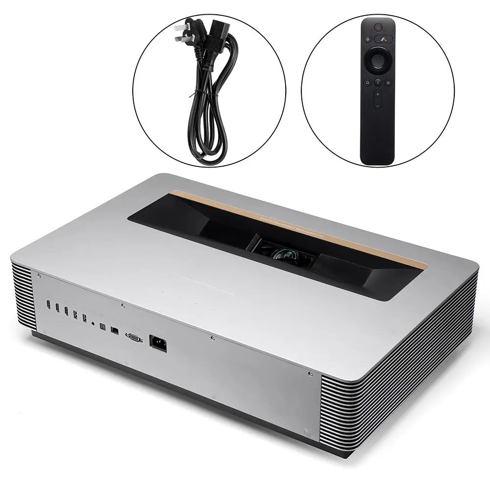 In Stock D30 Short Throw Laser Projector 4K 3000 Ansi Lumens Movie Projector Dlp Android Laser Home Theater Projectors 4K