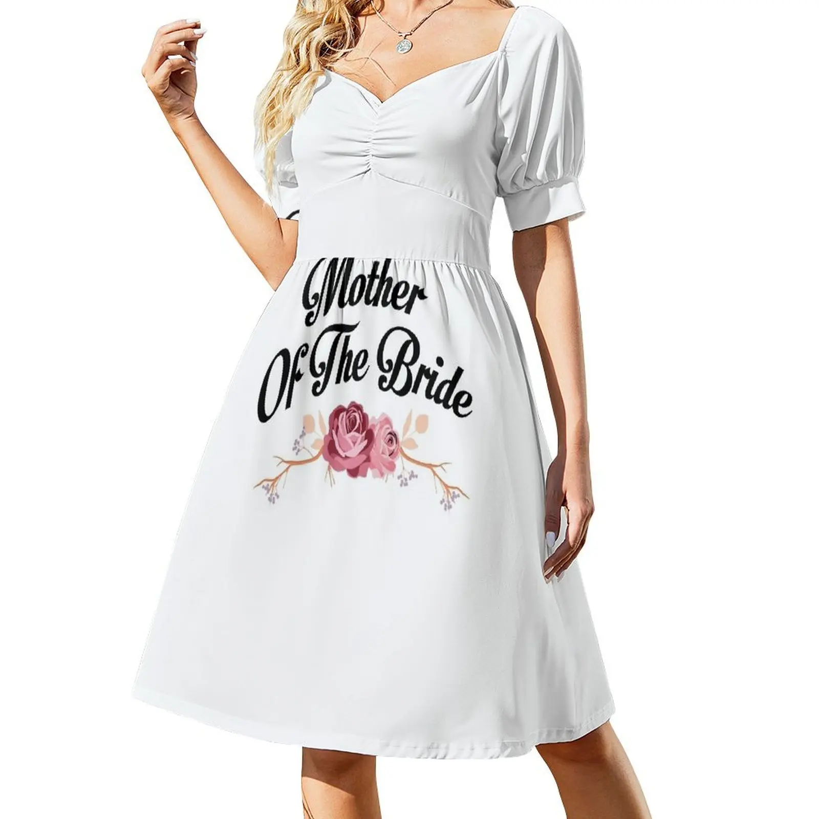 

Mother Of The Bride Wedding Rehearsal Dinner Bridal Short Sleeved Dress womans clothing prom dresses Dress