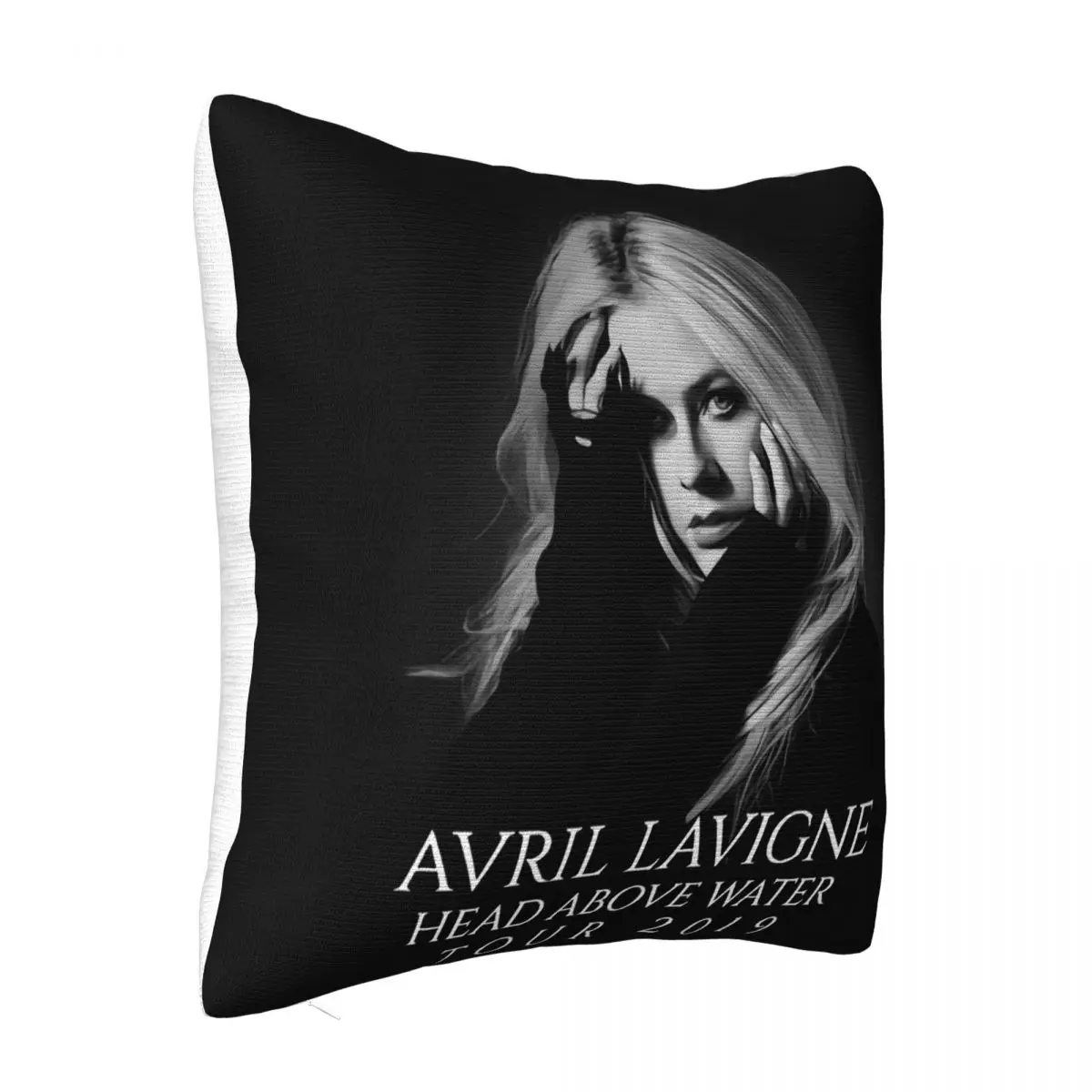 New Avril Lavigne Heads Over Water Tour 2019 Black Tops Xs'3Xl Unisex Latest Spring Pillow Case