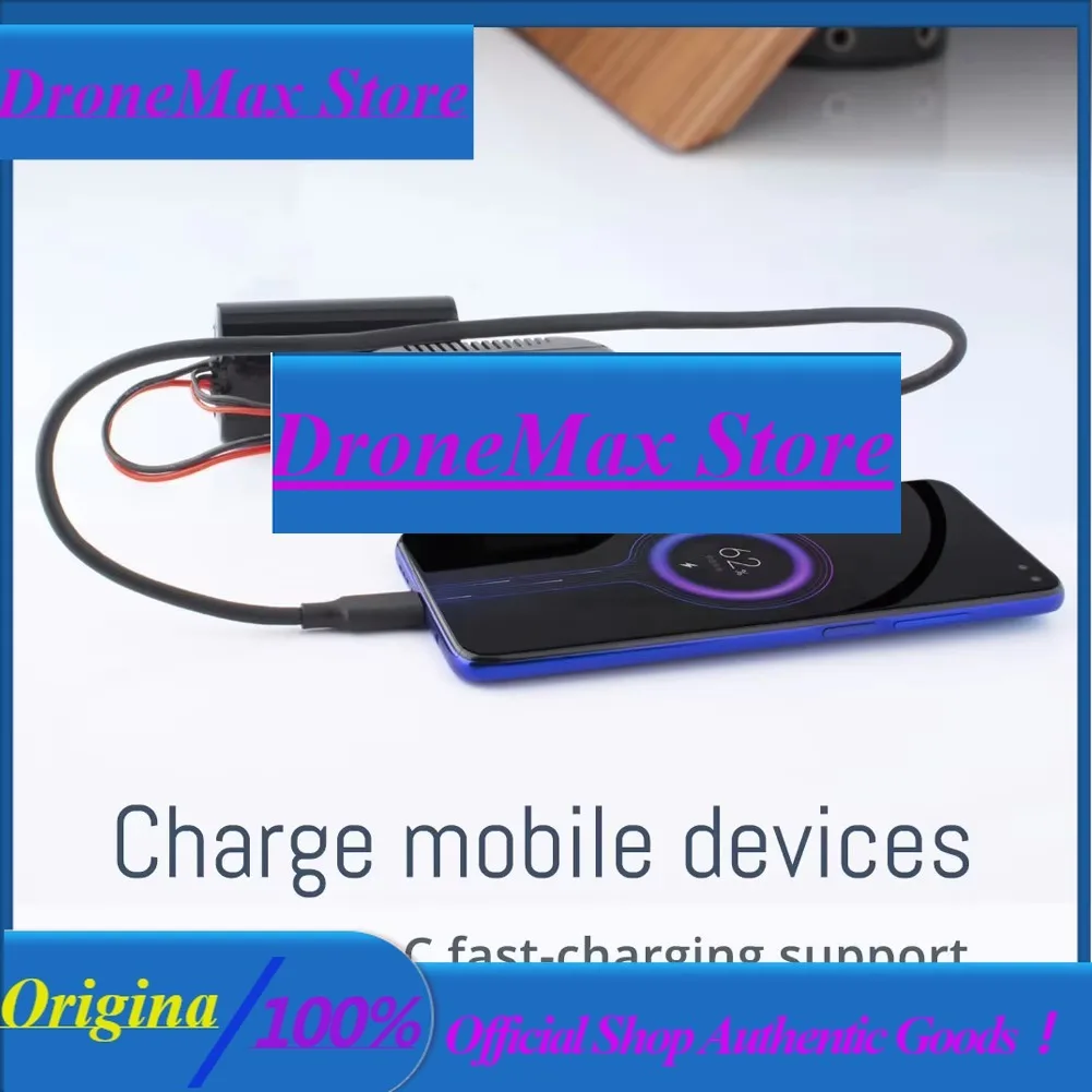 DroMaToolkitRC M4 Pocket DC 80W 5A XT30 XT60 Input USB-C Input/Output Charger For 1-4S LiPo Battery Quick Charger Function