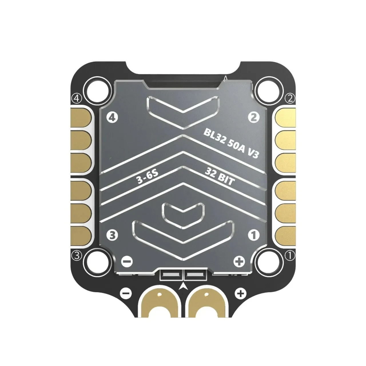 F7V350A Stack F722 Flight Controller BL32 50A 4in1 ESC Support 3S-6S Lipo Battery With Blackbox Analyzer For FPV Freestyle Drone
