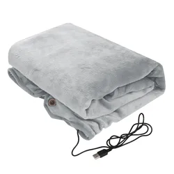 Winter Hand Warmer Leg Knee Pad 5v Usb Soft Flannel Blanket Home Office Double Sided Heated Pocket Electric Blankets Textiles