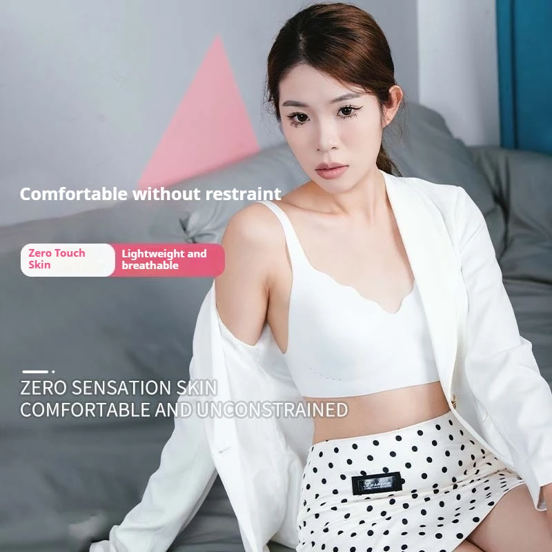 حمالة صدر سيليكون للنساء صدر كبير مثير حمالة صدر للسباحة ظهر جميل قطعة واحدة سلس غير مرئي بدون حلقة فولاذية بيكيني صيفي للشاطئ جديد