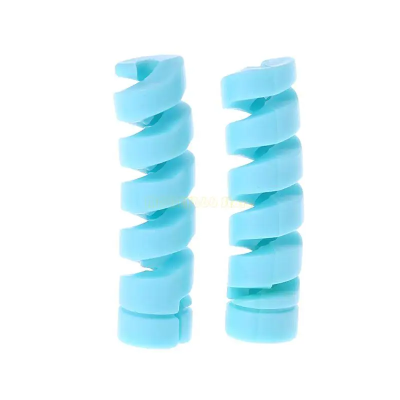 Pacchetto F62C copertura protezione del cavo del telefono cellulare 2pcs, cavo del caricatore USB a spirale per CAS