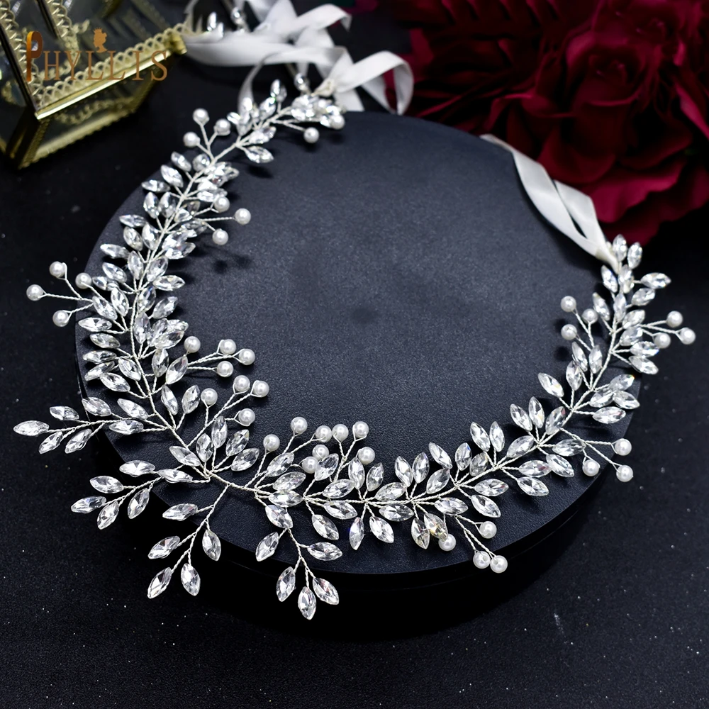 A301 Handgemachte Hochzeit Haar Zubehör Prom Tiara Braut Stirnband Strass Haar Ornament Frauen Hairband Haar Schmuck Kopfschmuck