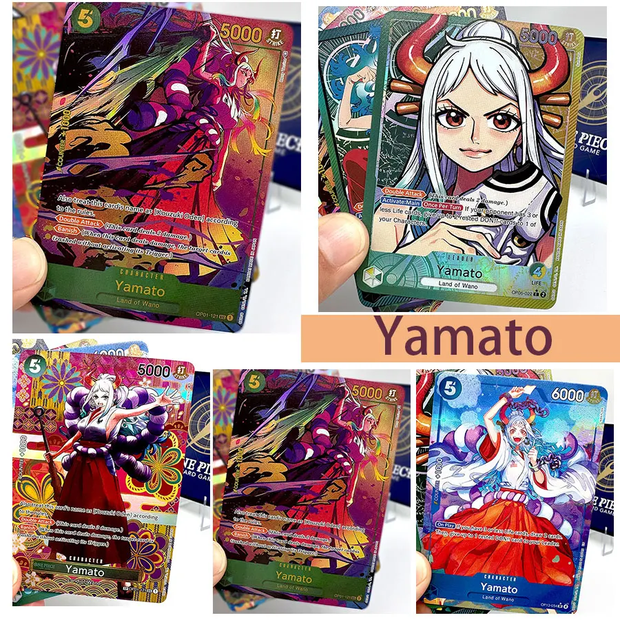 One Piece Card Game Yamato Proxy Cards - Wano Country Alternate Art Parallel Foil Full Art Anime